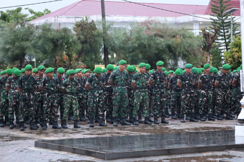 Batalyon TP 903 Baluseda Tiba di Nias Barat, Bupati Sambut dengan Hangat