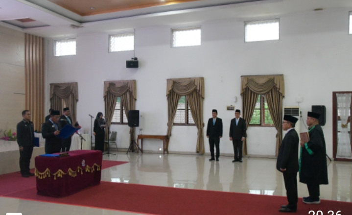 Wabup Lantik dr Hanip Fahri Jadi Staf Ahli Kemasyarakatan Dan SDM