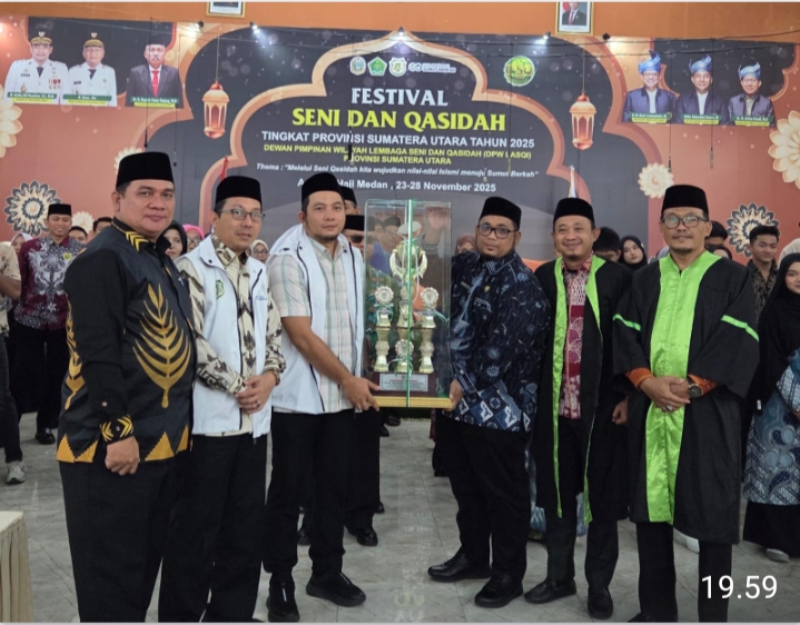 Deliserdang Juara Umum FSQ Tingkat Sumut 2025