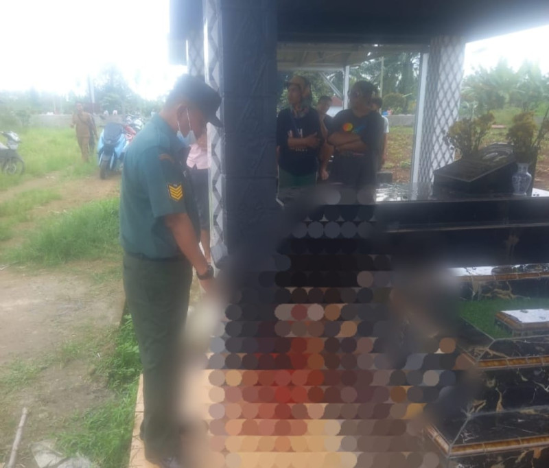 Warga Patumbak Geger! Remaja Ditemukan Bersimbah Darah di Makam Keluarganya