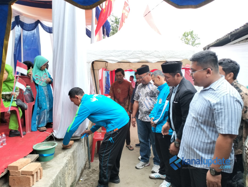 PLT Kadis Pendidikan Deli Serdang Samsuar Sinaga Resmikan Peletakan Batu Pertama PAUD Gratis Nakula Sadewa di Tanjung Morawa