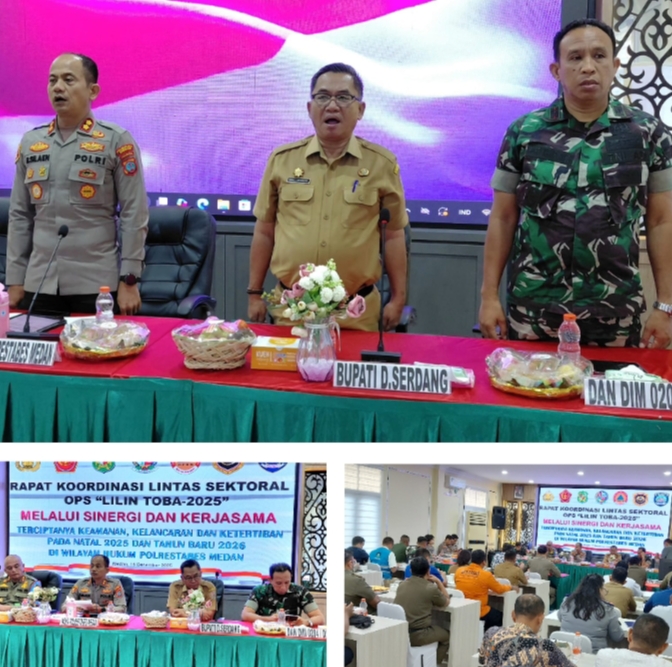 Pemkab Deliserdang Dukung Polrestabes Medan Amankan Nataru