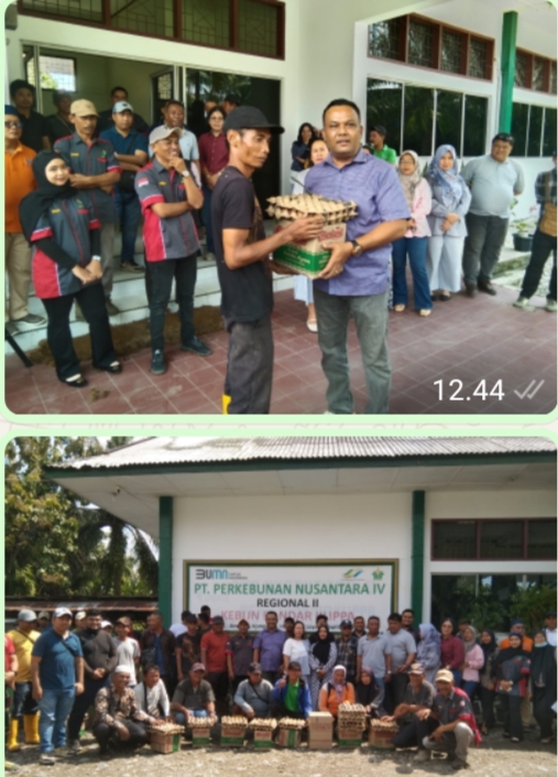 Kebun Bandar Klippa Regional II PTP IV Peduli Terdampak Banjir