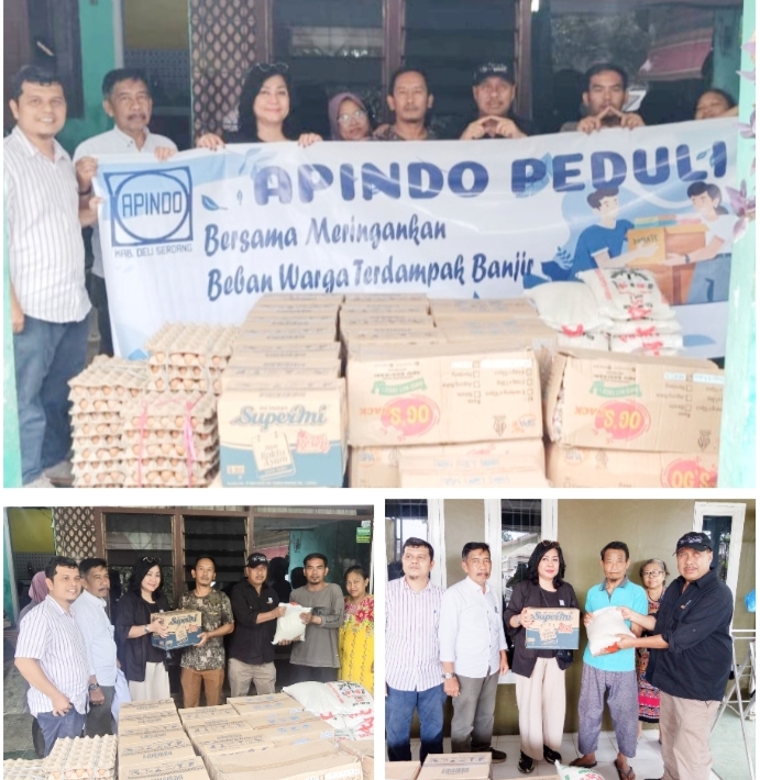 APINDO Deliserdang Kembali Salurkan Bantuan Sembako Kepada Warga Terdampak Banjir