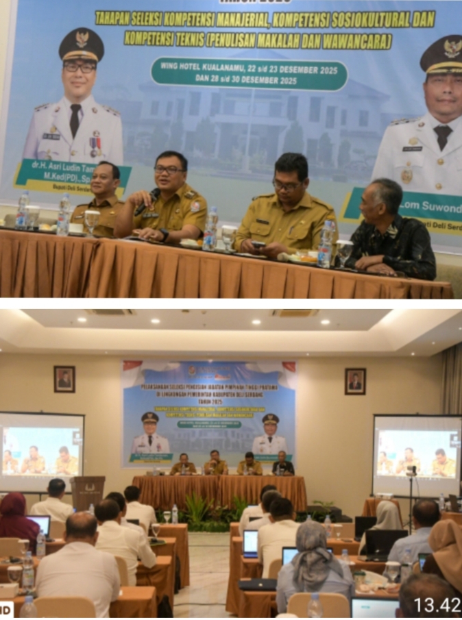 37 Peserta Ikuti Seleksi JPTP, Bupati: Kami Memilih Orang-Orang Terbaik Untuk Membangun Deliserdang