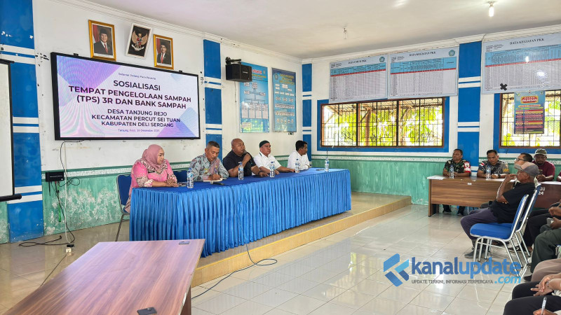 Camat Percut Sei Tuan Tegaskan Tak Ada Intimidasi dalam Sosialisasi TPS3R Tanjung Rejo