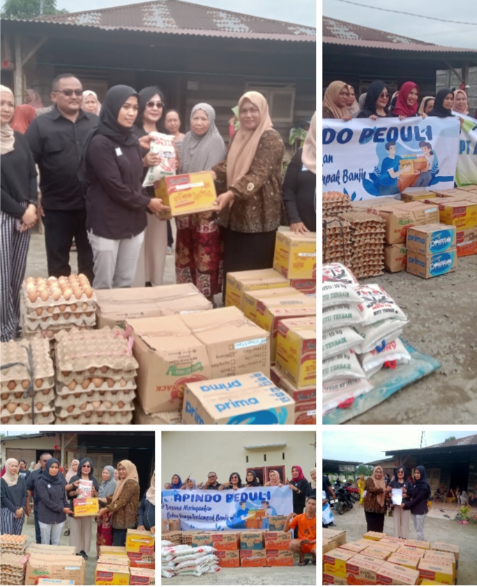APINDO Salurkan Bantuan Sembako Untuk Warga Terdampak Banjir &lrm;