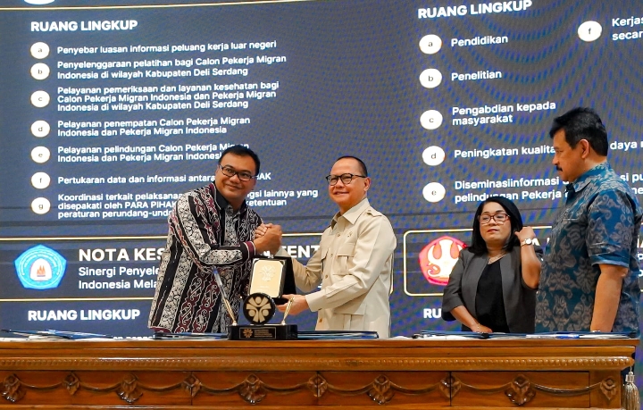 MoU Dengan KP2MI, Pemkab Deliserdang Komitmen Perluas Peluang Kerja ke Luar Negeri