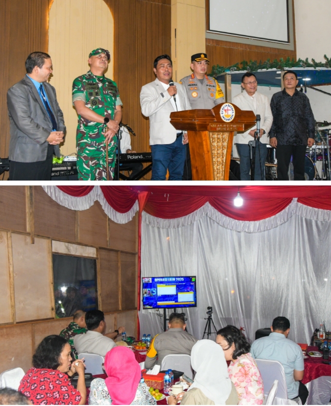 Wakil Bupati Deliserdang Pantau Titik Pengamanan Malam Tahun Baru 2026 Lewat Vidcon