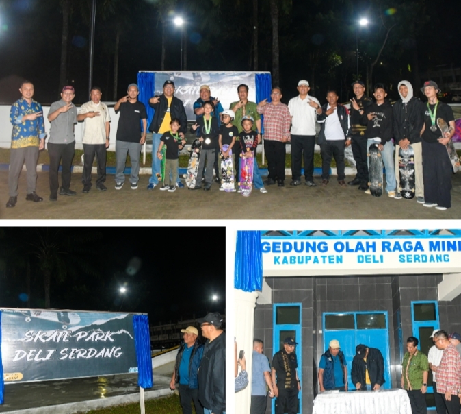 Majukan Olahraga Skateboard, Deliserdang Bangun Skatepark Berstandar Nasional