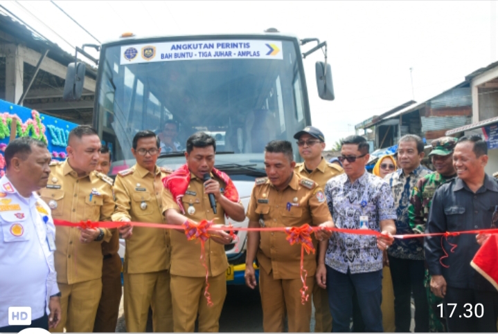 Dua Bus Perintis Resmi Beroperasi di Deliserdang