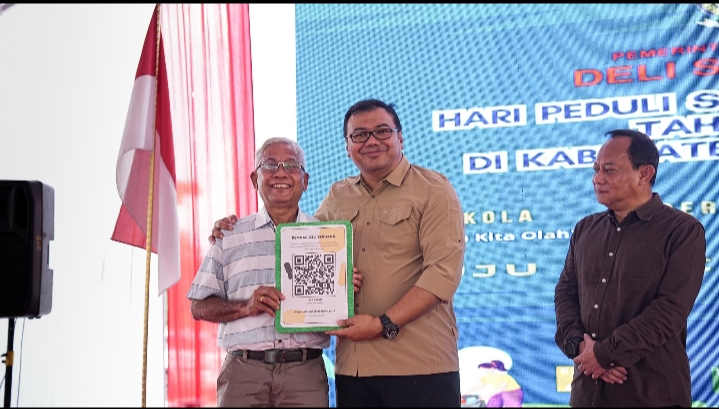 Bupati Launching Program Simpastatin, Lubukpakam Jadi Pilot Project