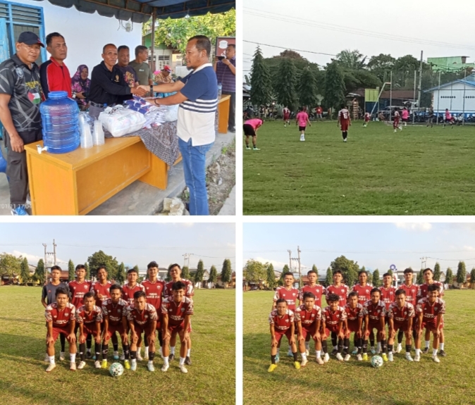Pimpinan MBG Medan Sinembah Bantu Kostum Dan Bolakaki Kepada Club Sepakbola Porseba FC Bangunrejo