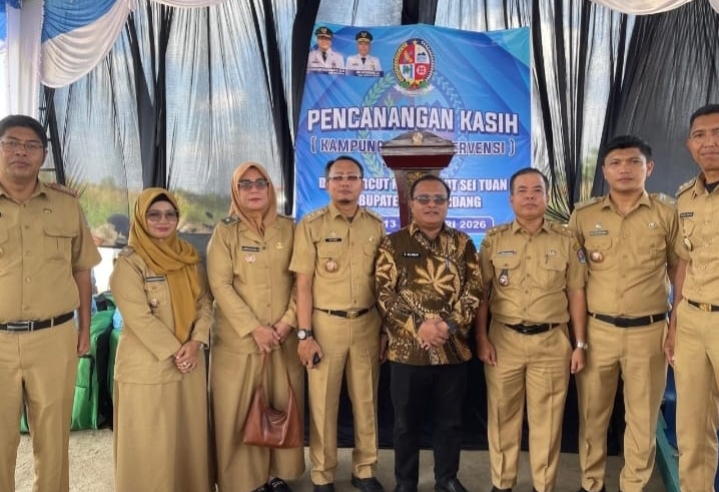 Untuk Tanjungmorawa, Bupati Deliserdang Lantik 7 Pj Kades