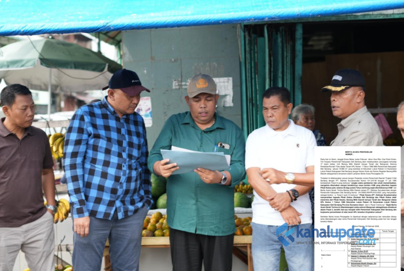 Tim Terpadu Pemkab Deli Serdang Segel 17 Unit Ruko BMD yang Tak Perpanjang HGB