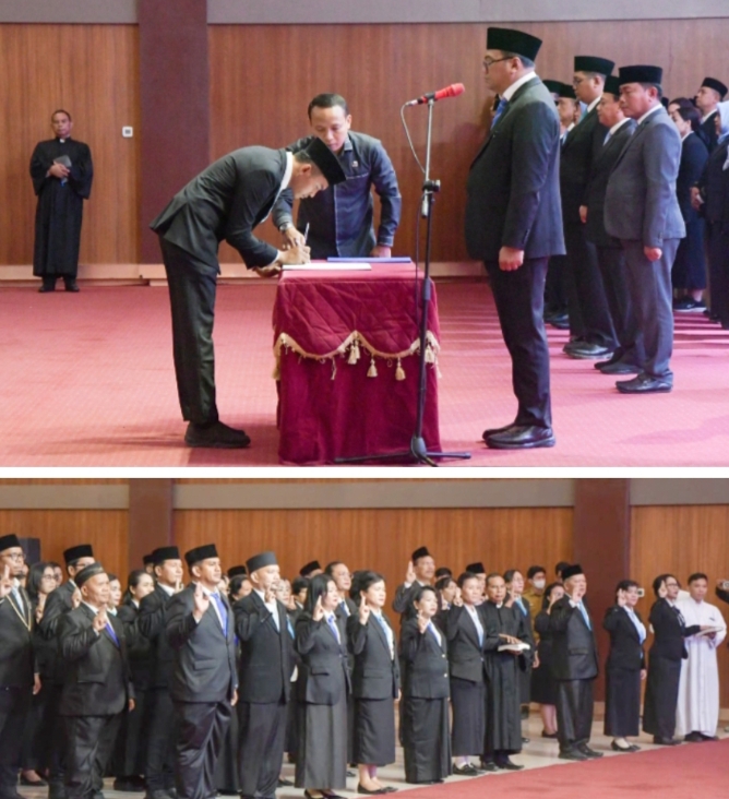 Bupati Lantik 7 Pengawas Dan 402 Kepala Sekolah