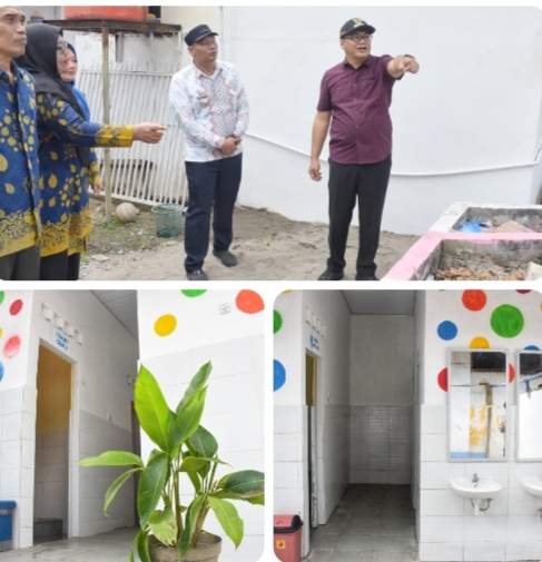 Bupati Deliserdang Resmikan Toilet SDN 101742 Hamparan Perak