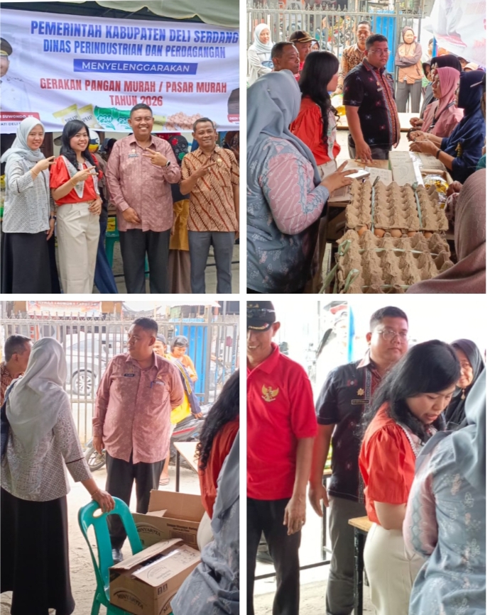 Sambutan Ramadhan 2026, Disperindag Gelar Gerakan Pangan Murah di Tanjungmorawa
