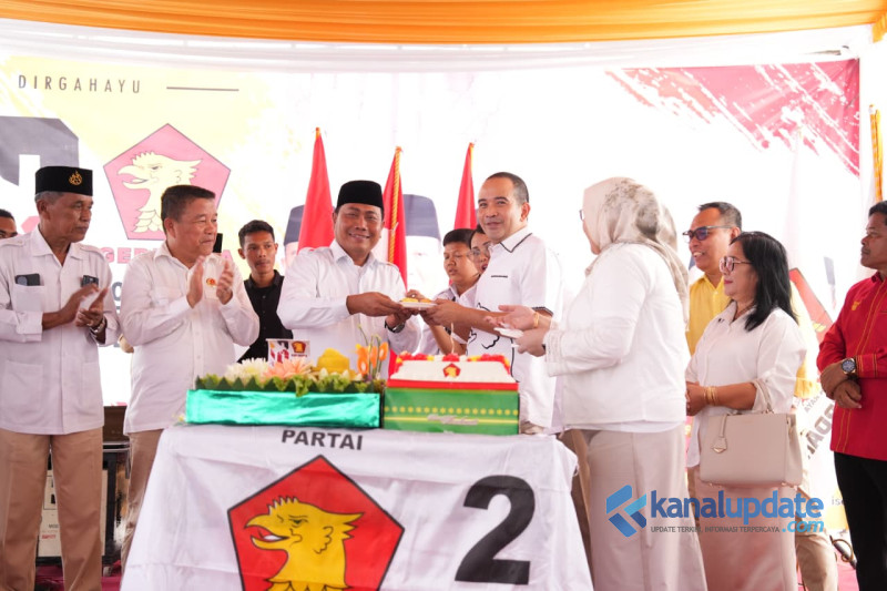 HUT Gerindra ke 18. wakil Bupati Deli Serdang: Kita Harus Kompak Bergerak untuk Masyarakat Deli Serdang