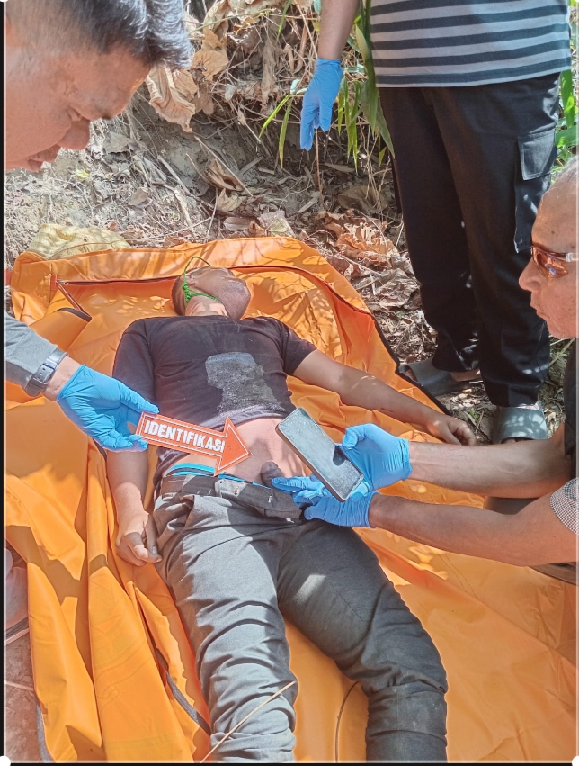 M Dani Ditemukan Tewas Tergantung Dipinggir Sungai Belumai
