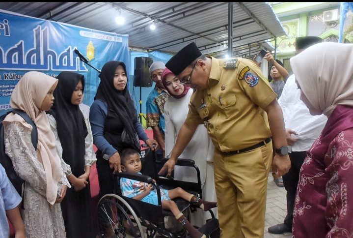 Tahun 2026 ini, Hamparan Perak Kecamatan Pertama Dikunjungi Tim Safari Ramadan Pemkab Deliserdang