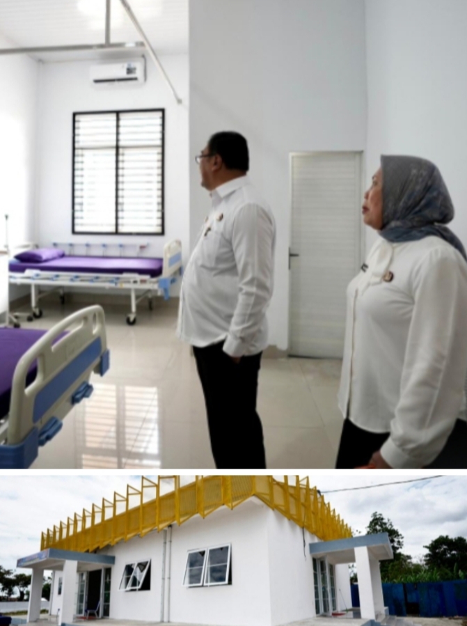 Kantor Camat Dan Puskesmas Pagarmerbau Diresmikan, Pelayanan Publik Makin CTM