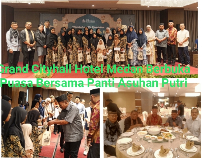 Keluarga Besar Grand Cityhall Hotel Medan Berbuka Puasa Bersama Dan Santuni Anak Yatim