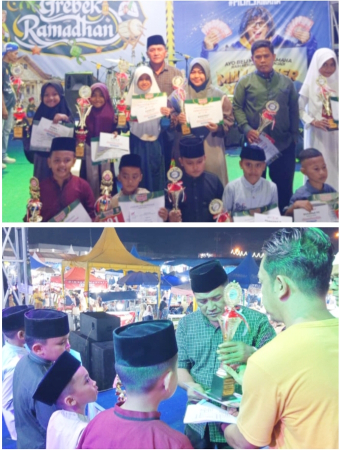 Panitia Bazar Ramadhan 1447 H Tanjungmorawa Gelar Penyerahan Piala Penghargaan Dan Uang Pembinaan Kepada Pemenang Lomba