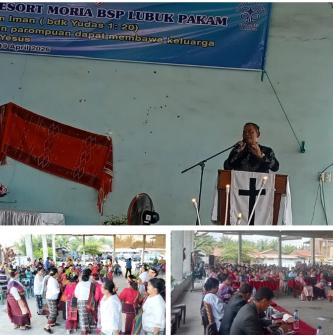 Pesta "Parheheon Ina" Resort HKBP Moria BSP Lubukpakam Berlangsung Hikmah