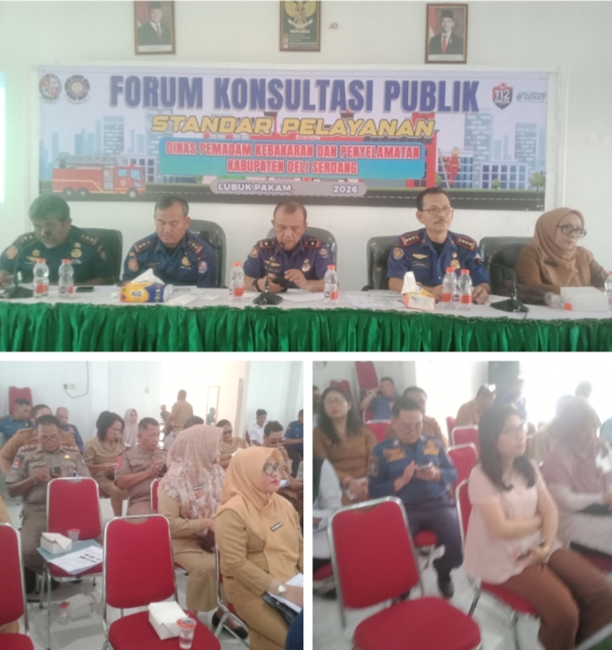 Dinas Damkarmat Deliserdang Gelar FKP