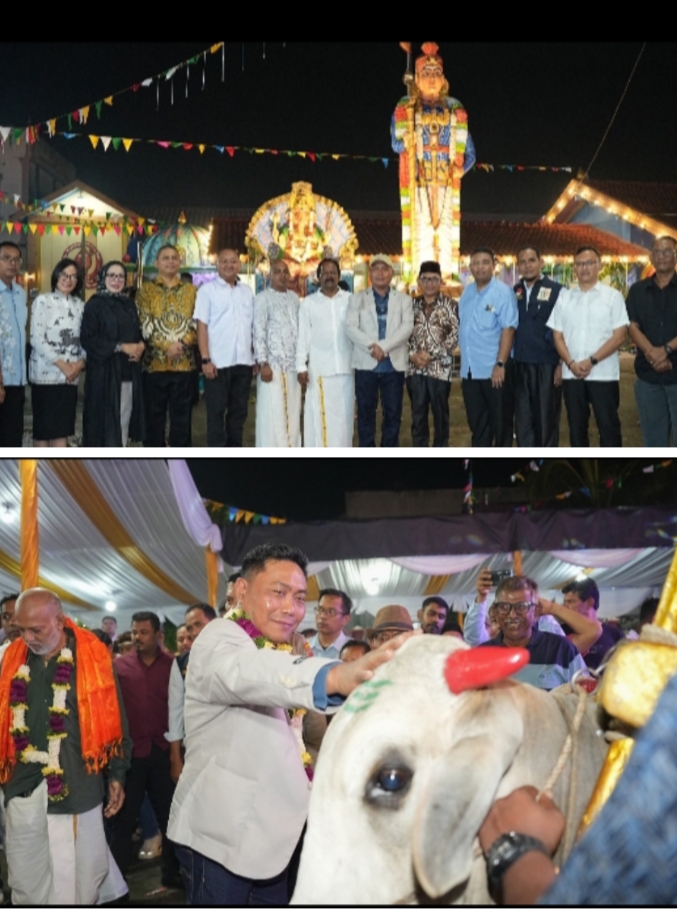 Perayaan Panguni Uthiram Perkuat Kerukunan Dan Toleransi di Deliserdang
