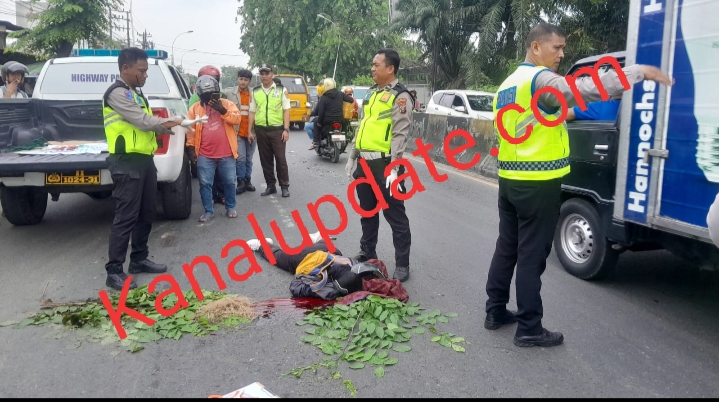 Sri Wahyuni Tewas Ditabrak Mobil Truk di Tanjungmorawa