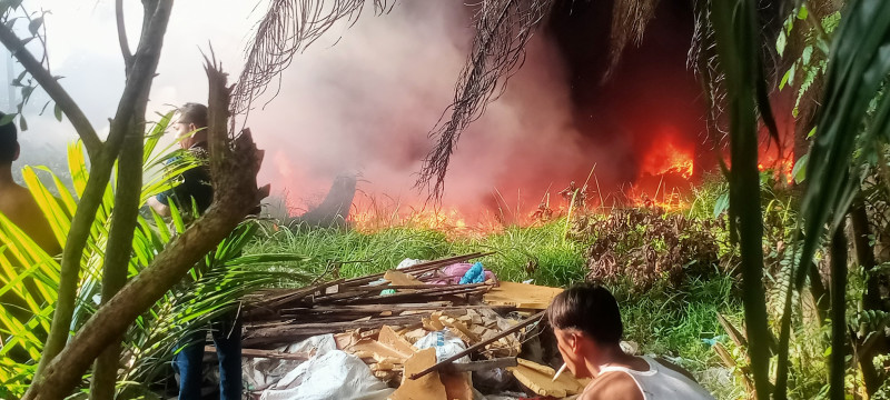 Gudang Botot Terbakar