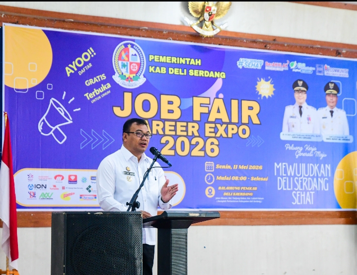 Tekan Pengangguran, Deliserdang Buka Ratusan Peluang Kerja Lewat Job Fair