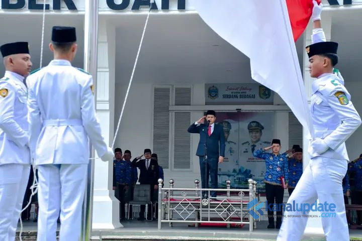 Wabup Serdang Bedagai Pimpin Upacara Hari Kebangkitan Nasional 118. &lrm;Ajak jajaran Kuatkan semangat Nasionalisme