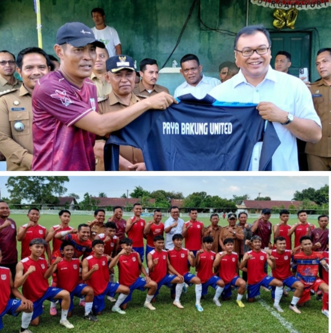 Tonton Laga Lawan Timor Leste U19, Bupati Motivasi Paya Bakung United Jelang Liga 4