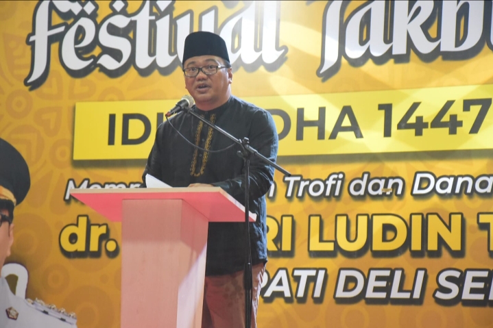 Bupati Pastikan Festival Takbir Akbar Hamparan Perak Masuk Agenda Tahunan