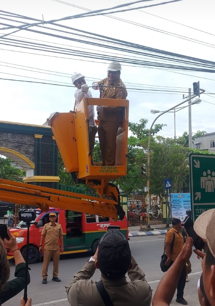 Sambut HUT Ke-80 Deliserdang, Bupati Resmikan Penataan Jaringan Utilitas di Lubukpakam
