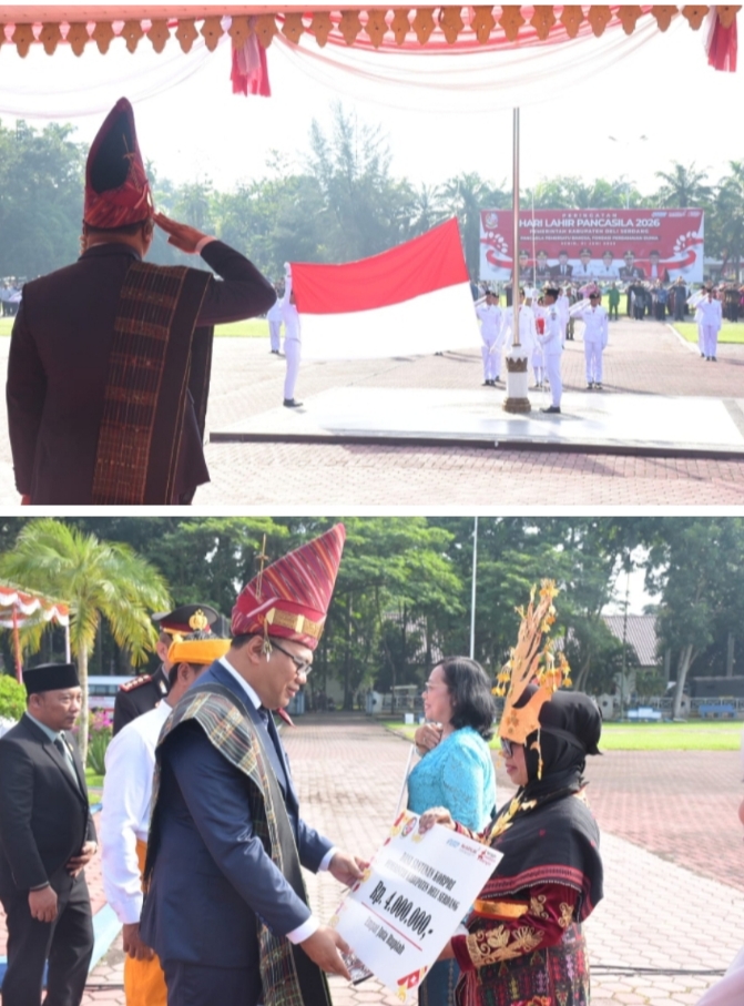 Bupati Pimpin Upacara Hari Lahir Pancasila 2026, Tegaskan Pancasila Fondasi Persatuan Dan Perdamaian Dunia