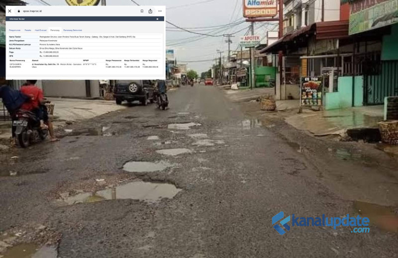 Jalan Galang Akhirnya Diperbaiki, Pemprov Sumut Gelontorkan Anggaran Rp14,8 Miliar