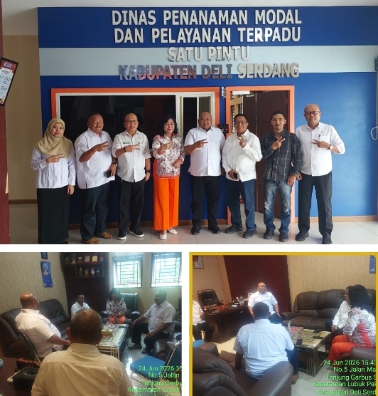 APINDO Dan DPMPTSP Deliserdang Komitmen Perkuat Kolaborasi Kepatuhan Perizinan, Investasi, Dan Menciptakan Iklim Usaha Sehat