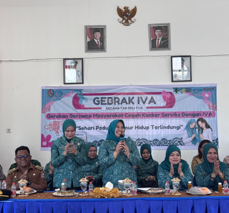 Hj Jelita Asri Ludin Tambunan: Gebrak IVA, Sehari Peduli, Seumur Hidup Terlindungi