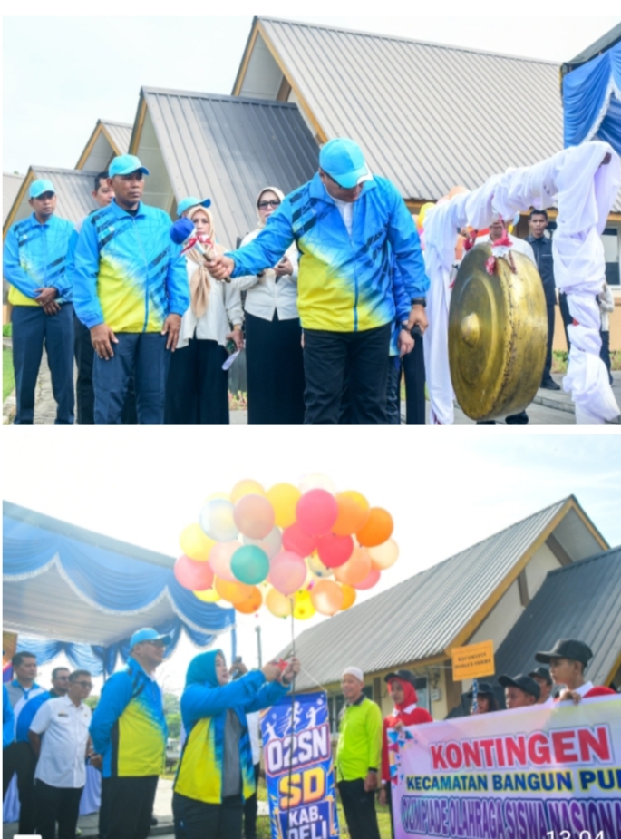 Bupati Resmi Buka O2SN Tingkat SD, Ajang Pencarian Talenta Atlet Muda