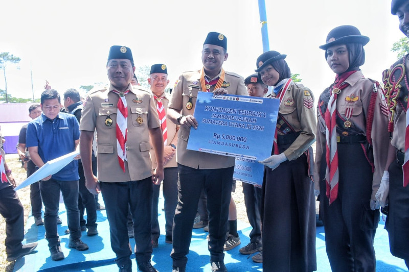 Kwarcab Deliserdang Raih Predikat Kontingen Terbaik I Pada Jamdasu XI Sumut 2026