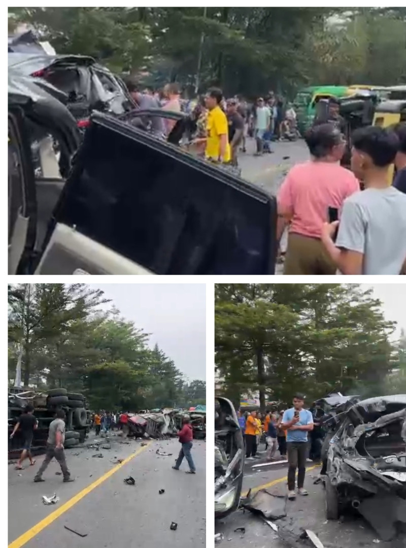 Tabrakan Beruntun di Sibolangit, 4 Tewas 8 Luka