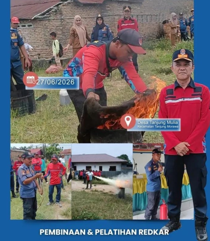 Deliserdang Perkuat Relawan Redkar Lewat Pembinaan Dan Simulasi Kebakaran