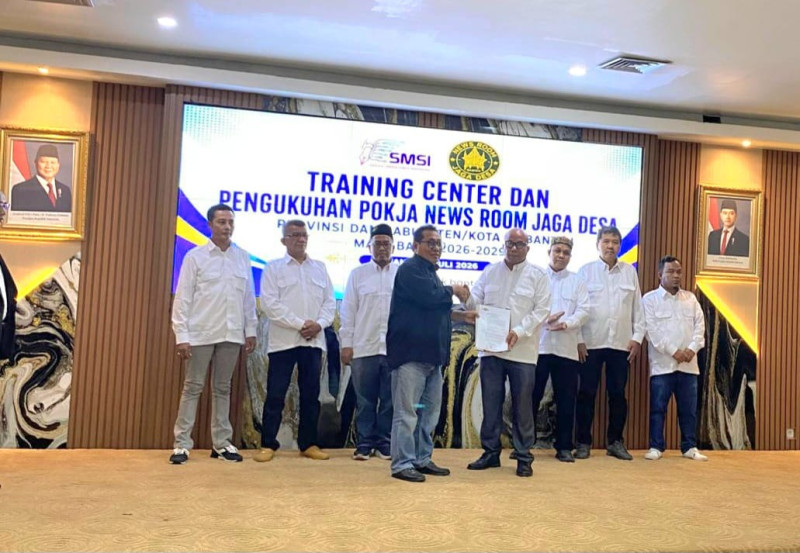 Langkah Nyata SMSI: Pokja News Room Jaga Desa Banten Resmi Dikukuhkan, Siap Dorong Digitalisasi Desa