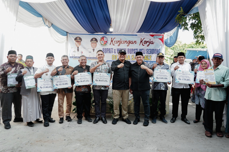 Penerimaan Pajak Meningkat, Pemkab Deliserdang Perkuat Pembangunan Infrastruktur Dan Pelayanan Publik di Percut Seituan