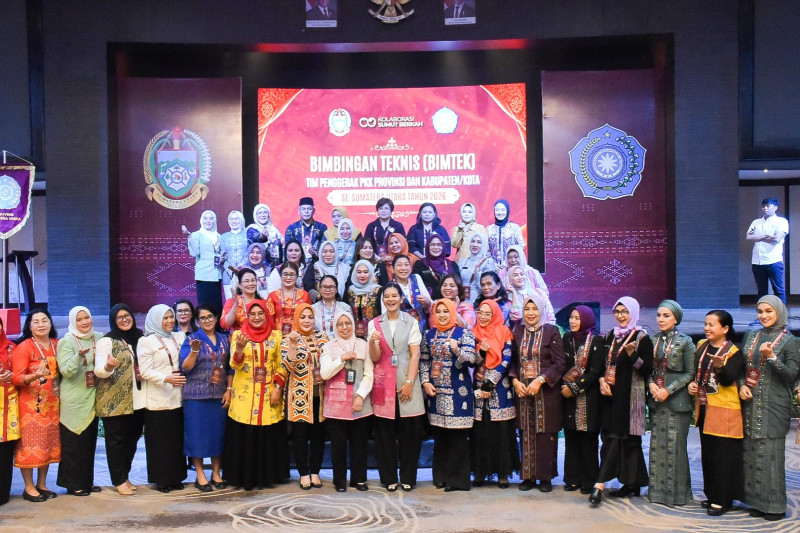TP PKK Deliserdang Perkuat Sinergi Dan Kapasitas Kader Dalam Bimtek PKK Sumut 2026