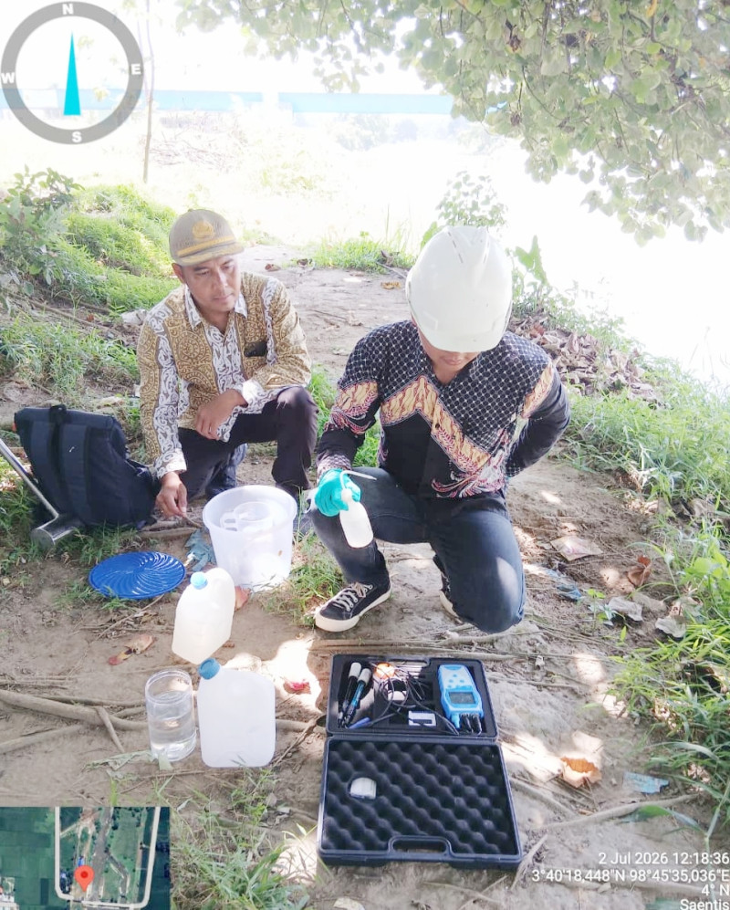 DLH Deliserdang: Air Sungai di Percut Seituan Masih Memenuhi Standar, Pengawasan Lingkungan Terus Diperkuat